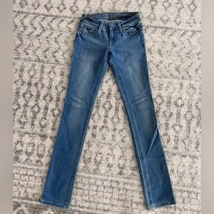 DL1961 denim jeans size 24. Kate slim straight in Bowie.
